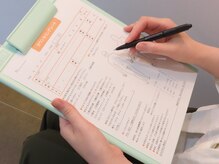 ゴウ鍼灸整骨院(GO鍼灸整骨院)/カウンセリングシートのご記入