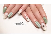 ミスリ(msRe.)/ストライプネイル