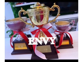 エンヴィ(ENVY)の写真/全日本ネイリスト選手権西日本、他多数ネイルコンペで受賞歴有りのスタッフが在籍する実力派サロン♪
