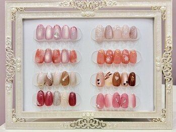 ミキネイル(Miki nail*)の写真/【定額¥5980~】季節やトレンドに合わせた上品・大人可愛い~とことん可愛いにこだわったdesignをご用意♪