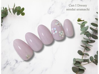 キャンアイドレッシー 仙台荒町店(Can I Dressy)/シンプルデザイン定額￥4,500