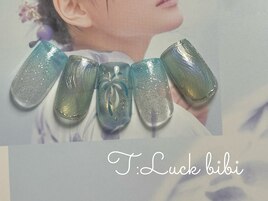 【花火ニュアンスネイル】