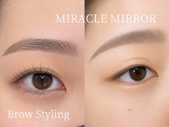 ミラクル ミラー(MIRACLE MIRROR)の写真/プロが仕上げるアイブロウスタイリングで美眉に。自信が湧き出る洗練された毎日を♪