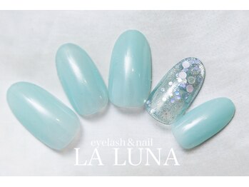 ラルナ ネイルアンドアイラッシュサロン(LA LUNA nail & eyelash salon)/26年8月9月◇定額ナチュラル◇