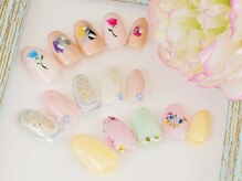 インフェイシャス 大丸福岡天神店/パステル春ネイル♪