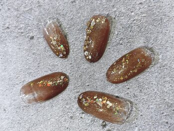 シェリーネイル(Cherie Nail)/ニュアンスキラキララメネイル♪