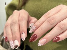 アイネイルズ 四条河原町店(I-nails)/ガーリーツイード￥6500～11500