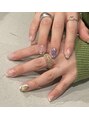 ファボリ(favori nail×eyelash) ミラー×ストーンでシンプルすぎないネイルデザイン☆