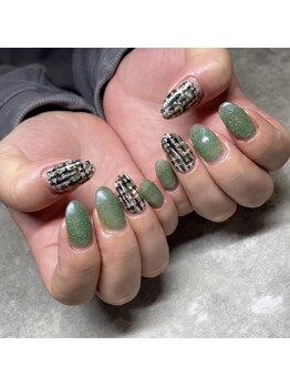 ツイードネイル