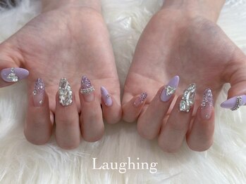 ラフィング(Laughing)の写真/ハイセンスなスタッフ在籍の実力店!追加料金を気にせず楽しめる♪パーツ付け放題!埋め尽くしは2本までOK◎