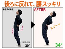 ストレチックス 文京茗荷谷店/ 【実例：後屈】隔週3ヵ月の変化