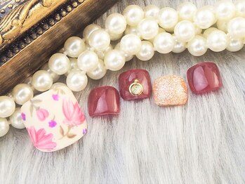 ネイルズガッシュ 武蔵小山店(NAILsGUSH)/*ガーリーフラワー*