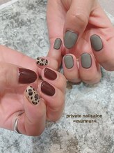プライベート ネイルサロン マーマ(murmur)/ちぐはぐネイル