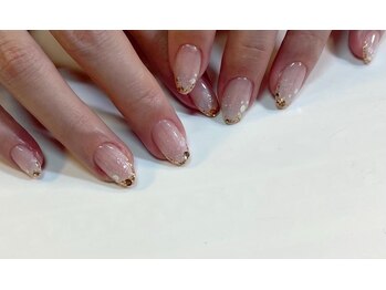 ノンブリック 楽々園店(Nomblic)/ホロラメグラデーションネイル