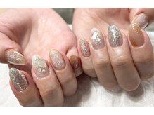 ネイル シスター(nail sister)/シェル×ラメネイル