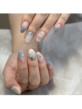 ネイルベベ(Nail bebe)/夏♪マーメイドネイル