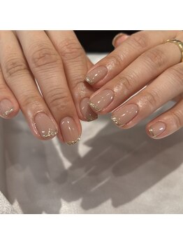 カイノ 南青山店(KAINO)/ミラーフレンチネイル