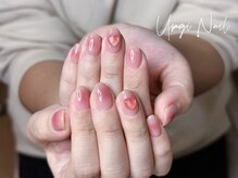 ウサギネイル 新大久保店(usagi nail)/マグネットフレンチ秋可愛い