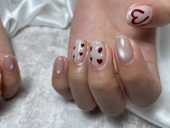リシアネイル 高崎緑町店(Recia Nail)の写真/短い爪にも似合うデザイン多数！理想の長さや形をご提案します☆爪のお悩みもお聞かせ下さい♪