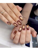 ヘブン ネイル 鶯谷(HEAVEN Nail)/ワンカラーキャatアイネイル