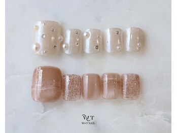 ダブティーネイル(W &T Nail)/R7.09FOOTWTシンプルデザイン