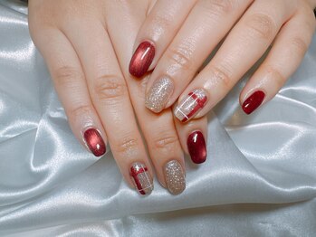 レアレアネイル(Lealeanail)/【パラジェル】冬ネイル