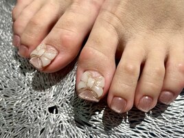 フット3Dリボンアートネイル