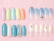 ネイルサロンアンドジュエリー アリュール(ALLURE)/８月定額デザインA（￥5292）