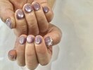 ☆新色マグ☆パープル春色ネイル