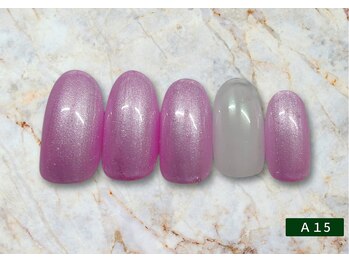 アイラッシュアンドネイルサロン カンカ(Kanka)/ネイルデザインA15￥4,700