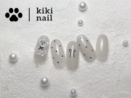 ワンホンネイル／くまネイル
