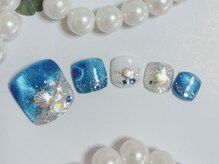 キラキラネイル 川口 南鳩ヶ谷店/フット海ネイル