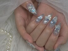 テネル 横浜(tener)/>>うるうるオーロラネイル .* 。