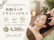 ノーブル(Noble)の雰囲気（快眠カッサヘッドスパで睡眠の質向上で仕事パフォーマンスもUP!）