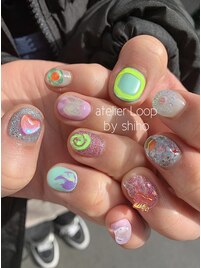 ぷくぷくネイル