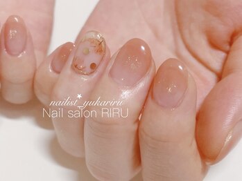 リル(RIRU)/クリアフラワーネイル