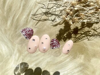 ヴィガー アンド ルックス 白金 目黒(Vigor&Looks)/ツイード ガーリー ピンク