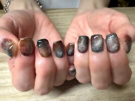 3色 マグネットネイル タイダイ