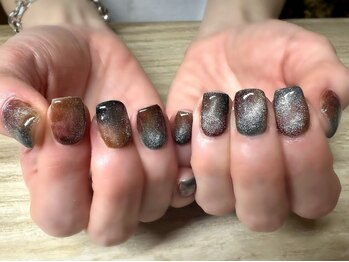 アミュリー ネイル アトリエ(Amury nail atelier)/3色 マグネットネイル タイダイ 