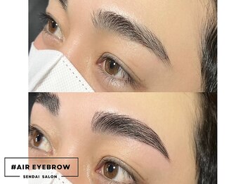 ハッシュタグ エアーアイブロウ 仙台(#AIR EYEBROW)/仙台眉毛専門サロン/仙台/メンズ