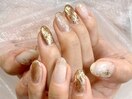 夏のニュアンスネイル 
