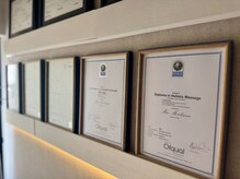 マイスパ(MY SPA)/国際資格を多数保有