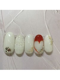 クリスマスネイル
