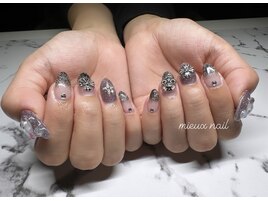 クロム風ネイル