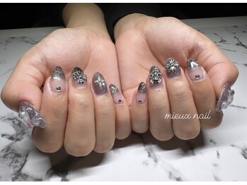 ミュー ネイル(mieux nail)/クロム風ネイル