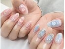 アシメ◇チークネイル