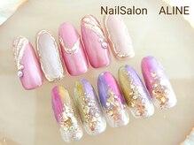 ネイルサロン アリーヌ(ＡＬＩＮＥ)/【定額】VIPコース￥8900