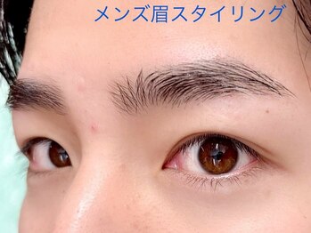 ミニョンアイラッシュデザインサロン 北花田店/ 【メンズ眉スタイリング】