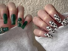ネスネイル 池袋(Nes.nail)/レオパード×リングネイル