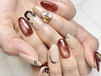 アイラッシュアンドネイル専門店 クラル(CURAR)/バレンタインネイル